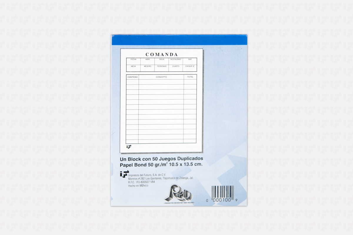 Comanda cerrada Comanda cerrada